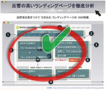 nicelandingpage.comのサイトをBeafの法則を使って解説3
